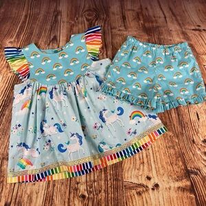 SewFun Bowtique Unicorns + Rainbows Set